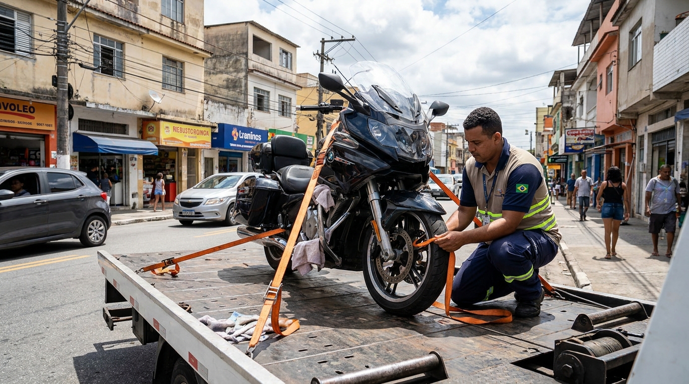 Remoção de Moto em Pane na Consolação, Vitória‑ES